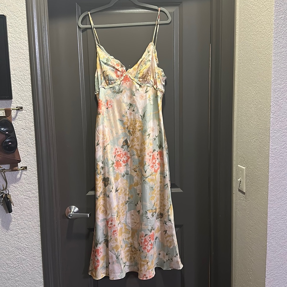 Floral midi slip dress - Billy J